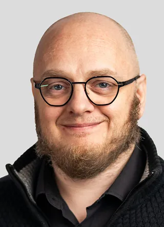 Foto af kordegn Rune Berger Röd